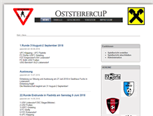 Tablet Screenshot of oststeirercup.at